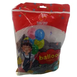 Bomba R-2 Mate Negro (balloon) Paqx100und