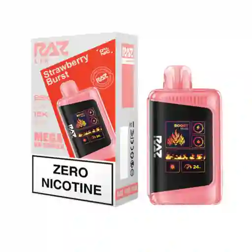 Vape Raz Strawberry Burst Sin Nicotina 25.000 Puffs