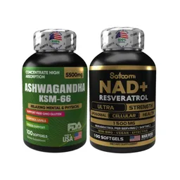 Pack De Ashwagandha Y Nad+ Americano