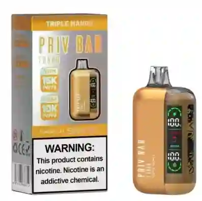 Priv Bar Turbo 15.000puff - Triple Mango