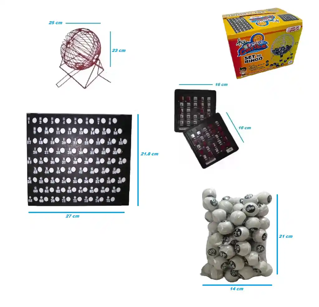 Juego De Bingo Familiar Con 12 Tablas Y 75 Balotas