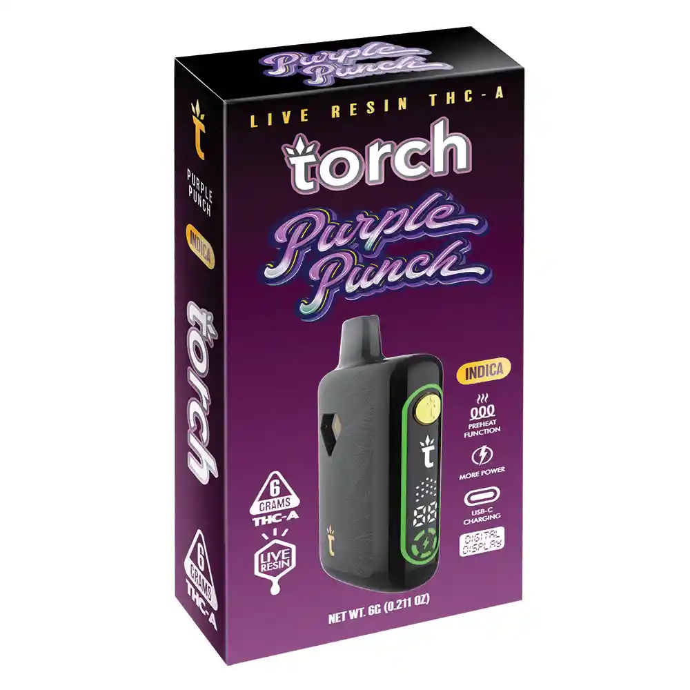 Torch Live Resin T-h-c-a / Purple Punch / Indica 6gr