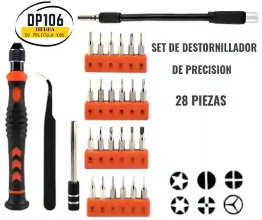 Juego De Destornilladores De Precisión 28 En 1