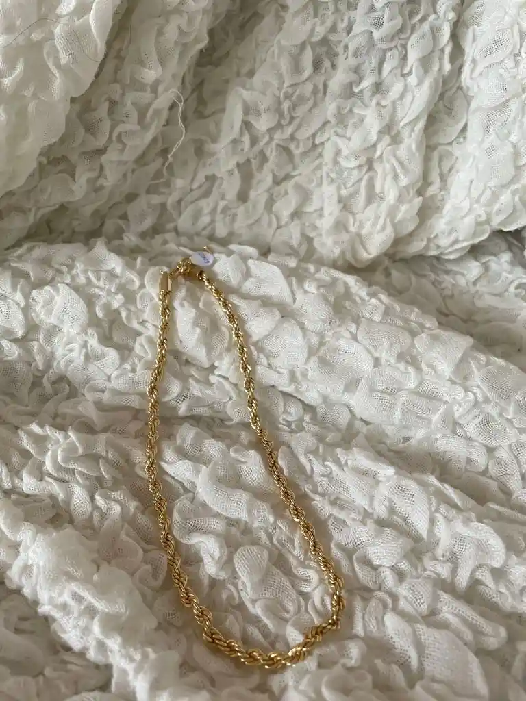 Cadena Lazo En Rodio