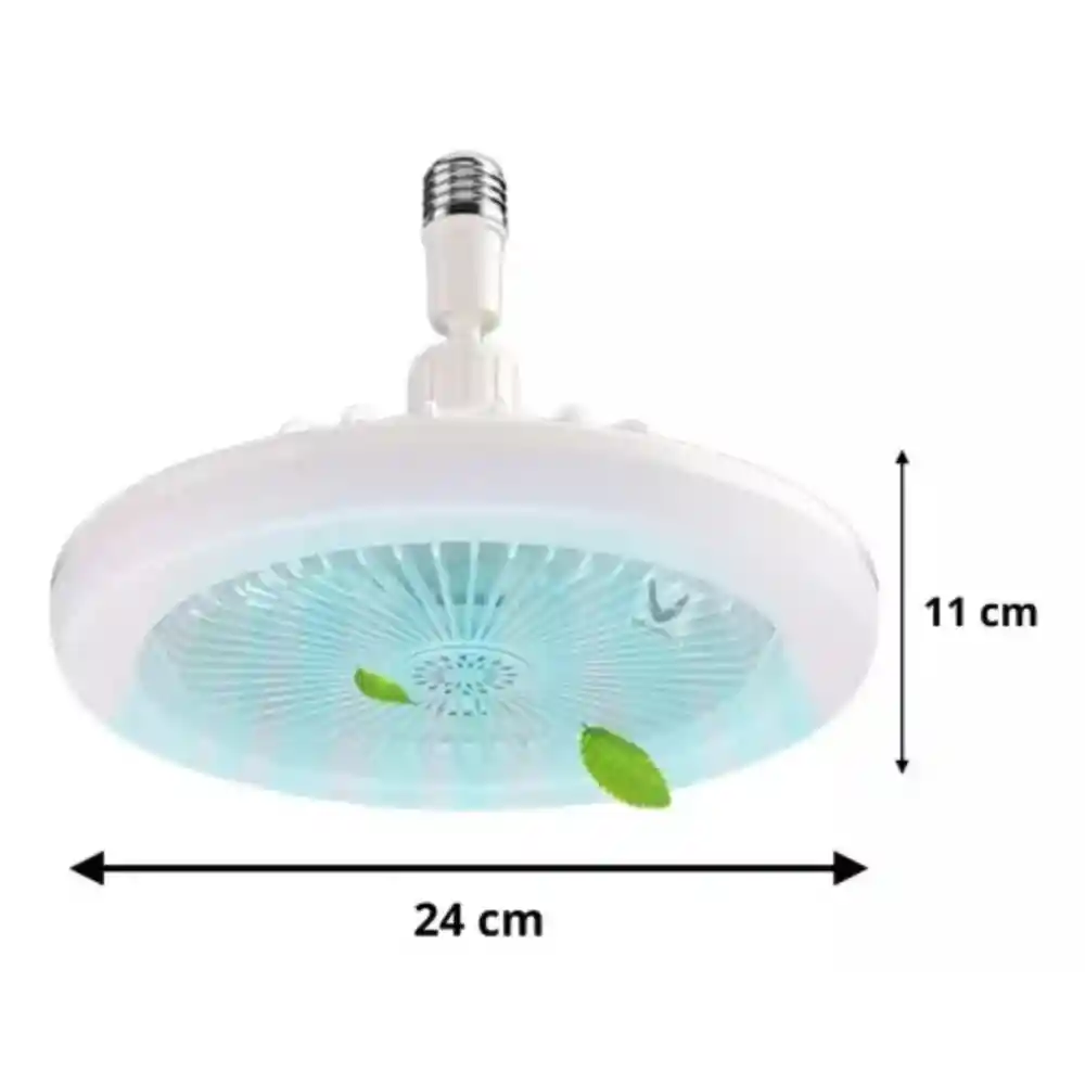 Lámpara Ventilador De Techo Con Control Remoto