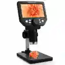 Microscopio Digital Eléctronico Usb Con Base Pantalla Recagable