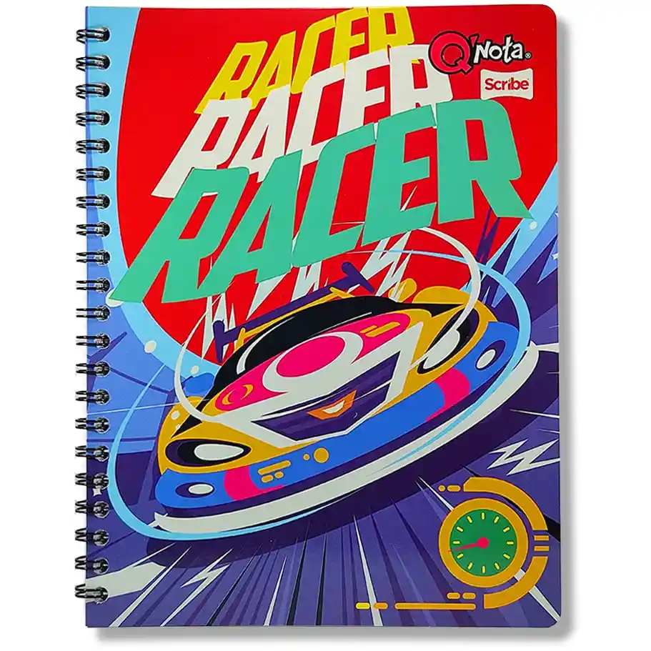 Libreta Argollada Cuadriculada 100 Hojas Qnota