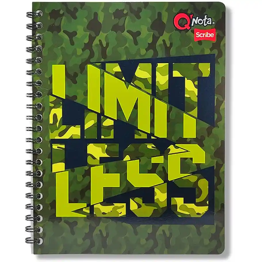 Libreta Argollada Cuadriculada 100 Hojas Qnota