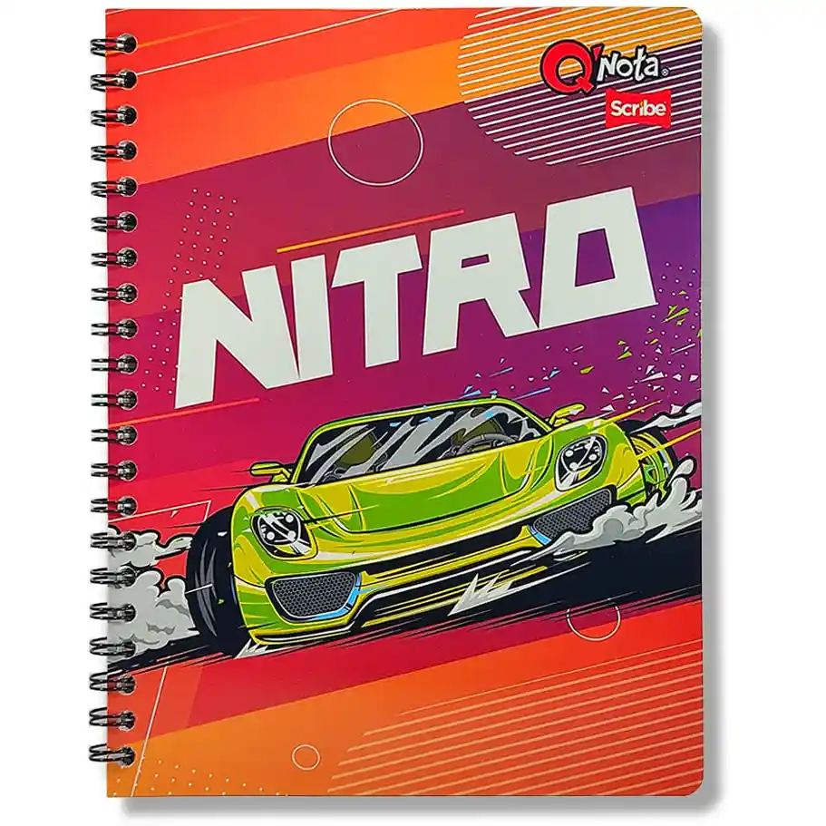 Libreta Argollada Cuadriculada 100 Hojas Qnota