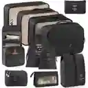 Organizador De Ropa Para Viaje O Maleta De 11 Pcs Poliester