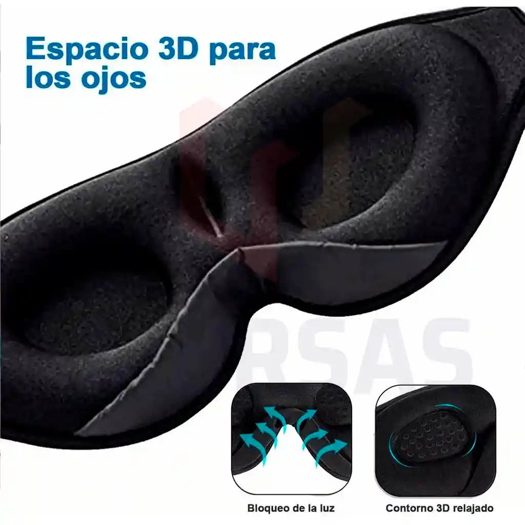 Audifonos Mascara Cubre Ojos Antifaz Tapa Ojos Para Dormir