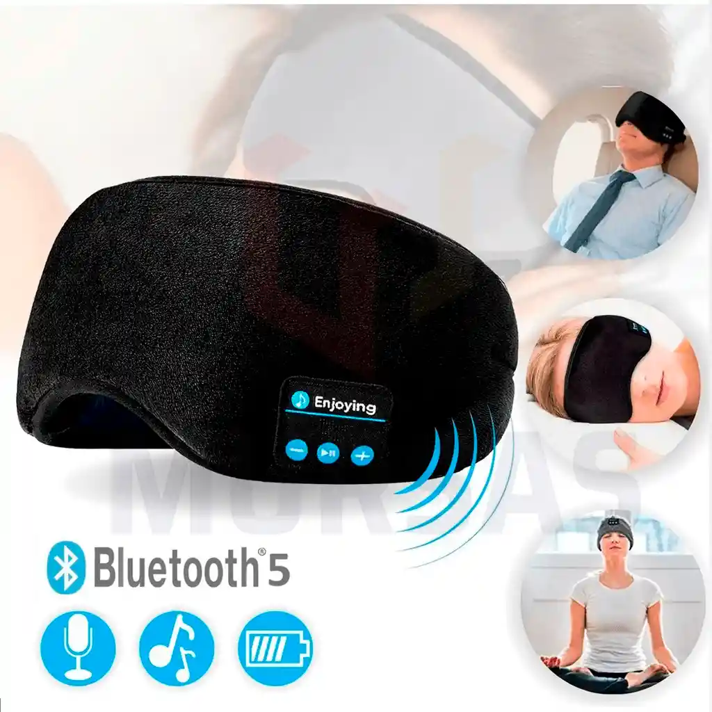 Audifonos Mascara Cubre Ojos Antifaz Tapa Ojos Para Dormir