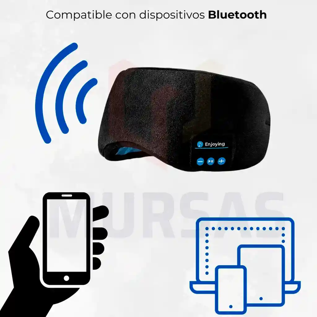 Audifonos Mascara Cubre Ojos Antifaz Tapa Ojos Para Dormir