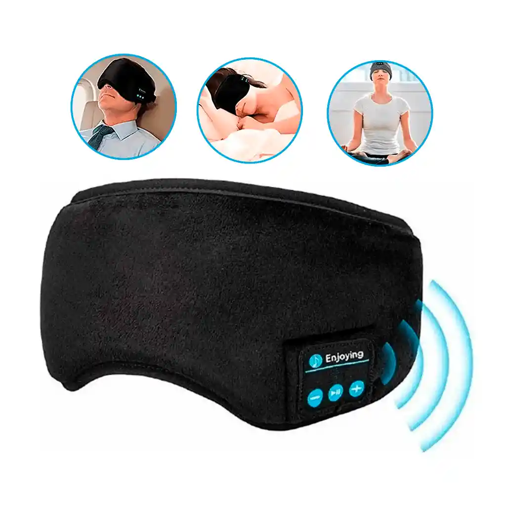 Audifonos Mascara Cubre Ojos Antifaz Tapa Ojos Para Dormir