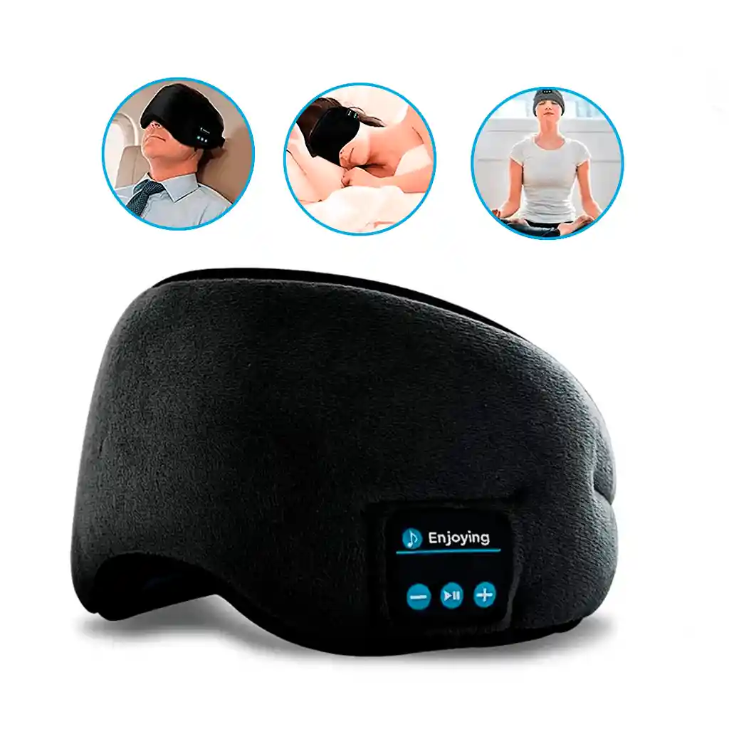 Audifonos Mascara Cubre Ojos Antifaz Tapa Ojos Para Dormir
