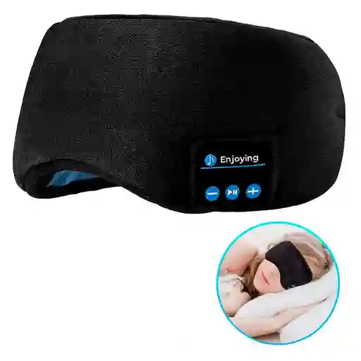 Antifaz Audifonos 3d Estres Viajar Insomnio Gafas Migraña