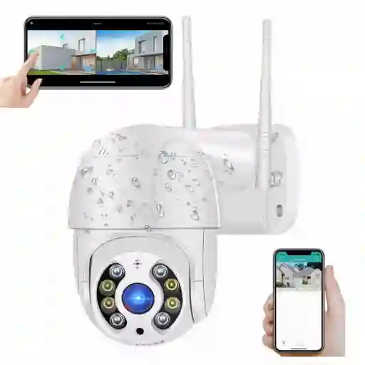 Camara Exterior Full Hd Con Vision Nocturna Vigilancia 24/7