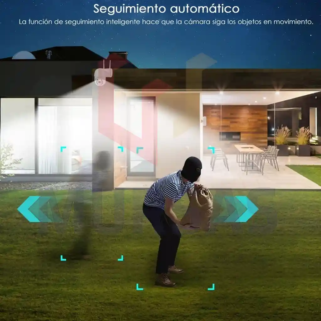 Camara Exterior Full Hd Con Vision Nocturna Vigilancia 24/7