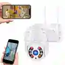 Camara Domo Giratoria 360° De Seguridad Wifi Full Hd 1080p