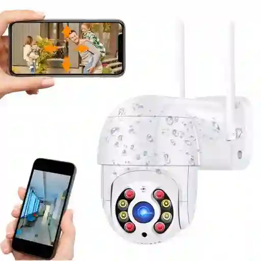 Camara Domo Giratoria 360° De Seguridad Wifi Full Hd 1080p