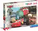 Rompecabezas 24 Piezas Cars En La Carretera Para Niños