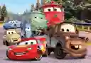 Rompecabezas 24 Piezas Cars En La Carretera Para Niños