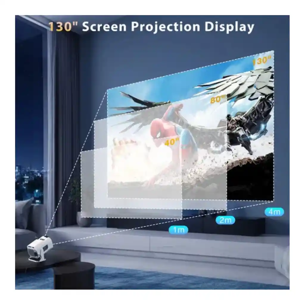 Hy320 4k Android 11 Proyector Nativo 1080p