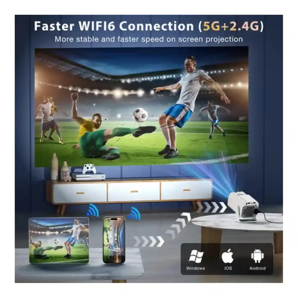 Hy320 4k Android 11 Proyector Nativo 1080p