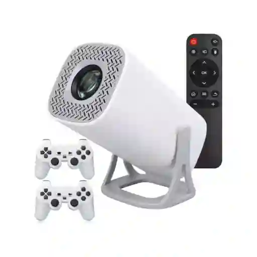 Proyector Portatil Rotacion S40 Max Pro Juegos 2 Controles