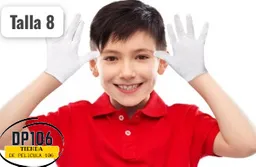 Guantes Blancos Talla 8