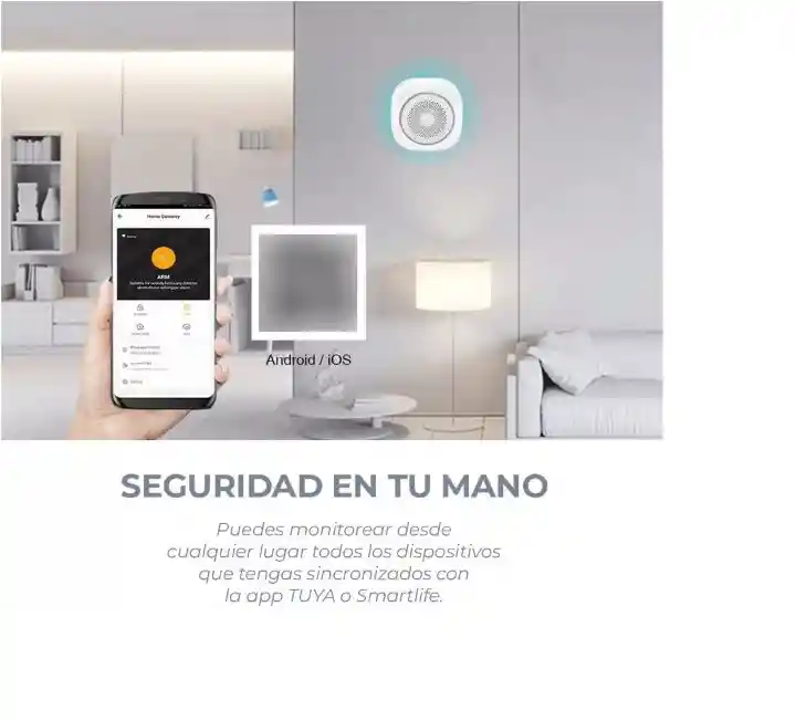 Kit De Alarma 5860-3 App Tuya