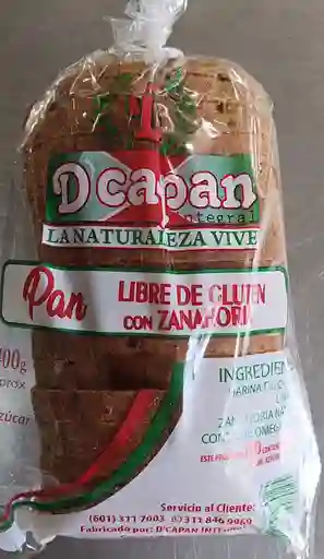 Pan Libre De Gluten Con Zanahoria