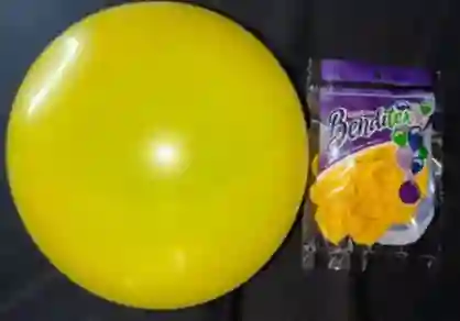 Bomba Globo Amarillo Mate