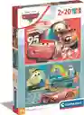 Rompecabezas 2x20 Piezas Cars Aventuras Disney Para Niños
