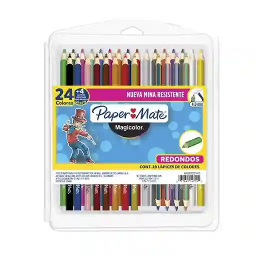 Colores Paper Mate Magicolor 24 Colores Unipunta + 4 Doblepunta