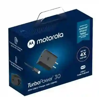 Cargador Motorola 30w(negro)