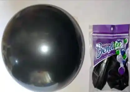 Bomba Globo Negro Mate