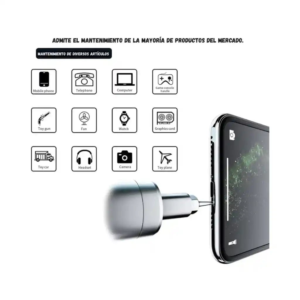 Mini Destornillador Bic Eléctrico 27 Piezas Portátil Recargable