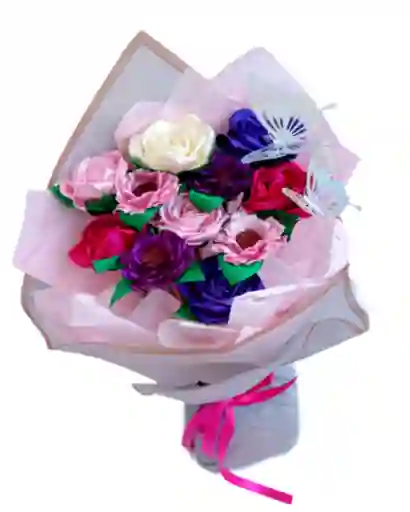 Ramo De Rosas Unicornio Eterno