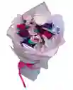 Ramo De Rosas Unicornio Con Chocolates