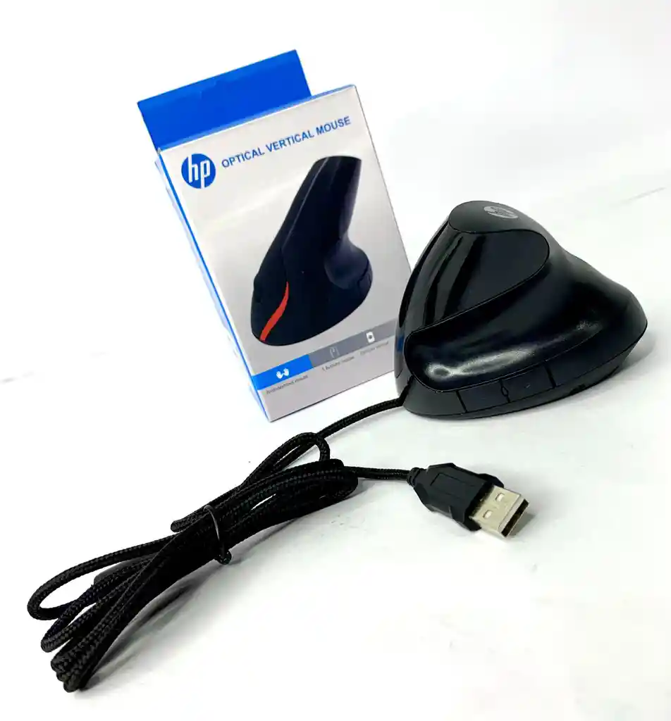 Mouse Vertical Alambrico Hp Ergonomico
