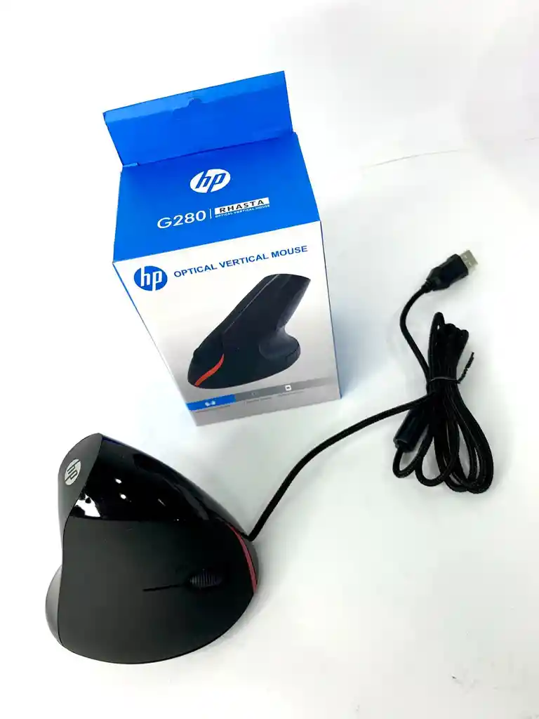 Mouse Vertical Alambrico Hp Ergonomico