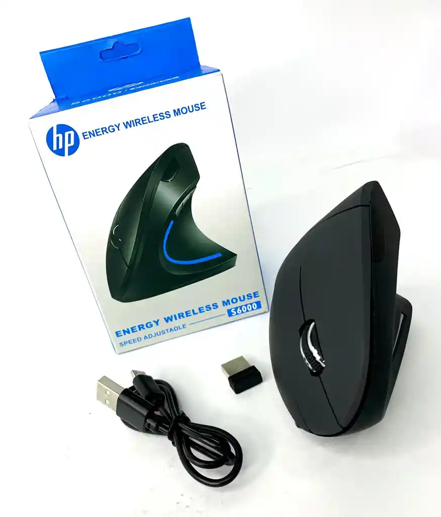 Mouse Vertical Inalambrico Ergonomico Hp S6000
