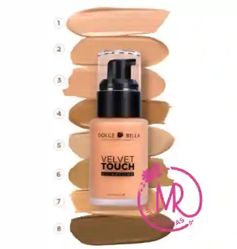 Base De Maquillaje Velvet Touch Dolce Bella Tono #7