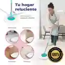 	trapero Giratorio 360 Balde Escurridor Centrifugado Easy Spin