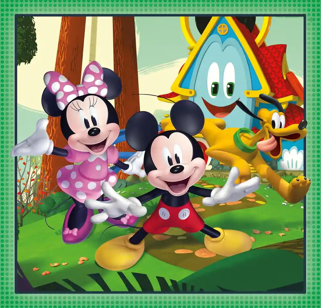Rompecabezas 3x48 Piezas Mickey Y Amigos Para Niños