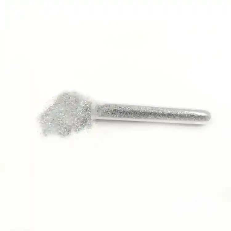 Escarcha De Tubo Color Plateada