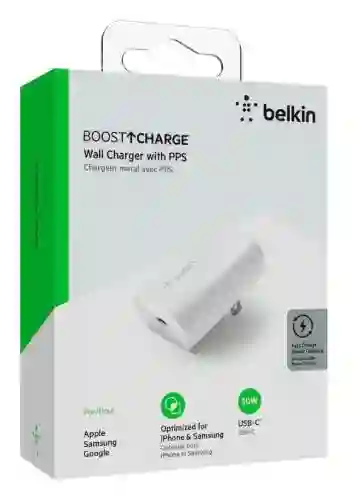 Cargador Usbc 30w+ Cable Usbc-usbc 1m Belkin