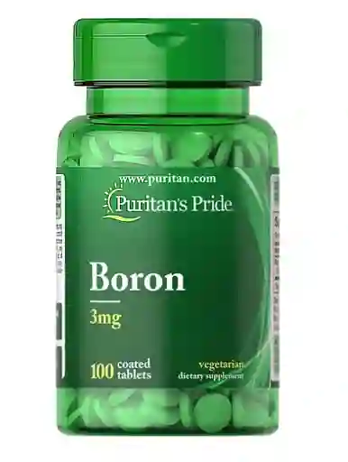 Boron 3mg 100 Tabletas Puritans Pride