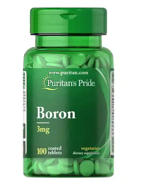Boron 3mg 100 Tabletas Puritans Pride